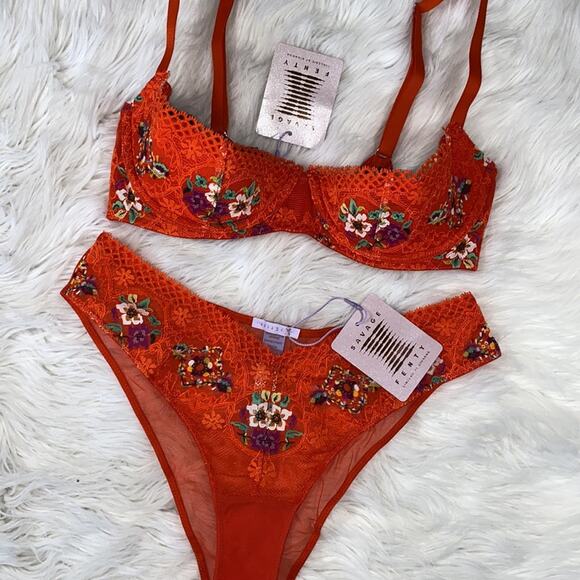 Savage X Fenty Other - 🌈[ Savage X Fenty ] Dolled Up Floral Lace Set